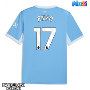 Manchester City Enzo Fernandez #17 Domácí Dres 2026-27 Krátký Rukáv